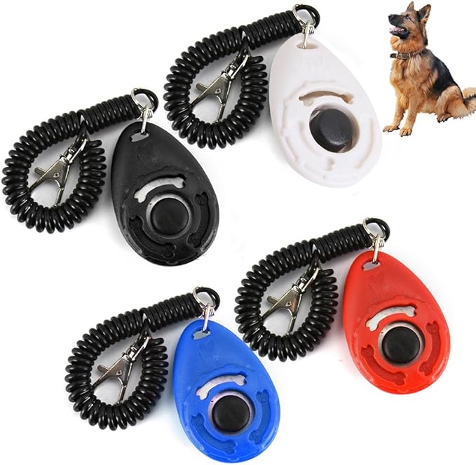UEETEK 4 Stück Hund Clicker Training Clickers mit Handschlaufe Amazon.de Haustier