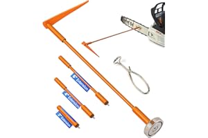 Firewood Measuring Tool, 16'' Plus 2'',4" and 6" Extension, 1 Pack Magnetic Chainsaw Measuring Tool, Fire Wood Marker for Cha