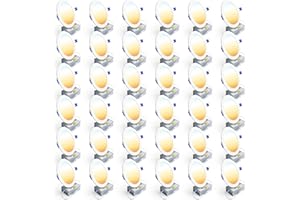 Ensenior 36 Pack 6 Inch LED Recessed Light, Dimmable, 2700K-5000K 5CCT, 1200LM High Brightness, 12W 120V, Damp Rated, Ultra-Thin Canless Wafer Ceiling Light - ETL & FCC & IC
