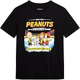 Peanuts Snoopy Boys Shirts - Joe Cool Cotton Crewneck Short Sleeve T-Shirt - Classic Graphic Tees for Boys (Sizes: 7-16)
