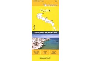 Michelin Map Italy: Puglia 363