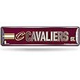 Rico Industries NBA Chicago Bulls Home Décor Metal Street Sign (4" x 15") - Great for Home, Office, Bedroom, & Man Cave - Made,Silver