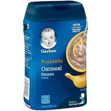 gerber oatmeal and banana cereal
