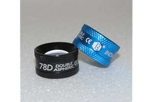 KSIPL Bawsh 78D Indirect Ophthalmic Slit Lamp Lens – Black