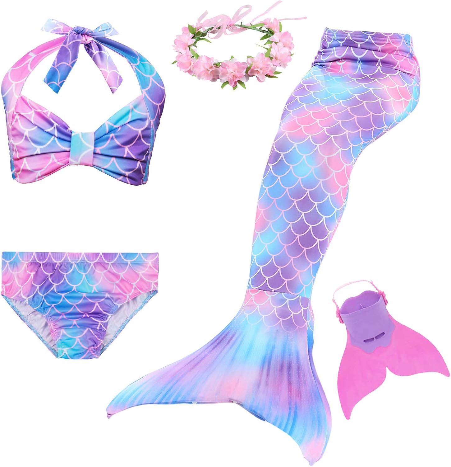 coda a sirena in silicone per il nuoto