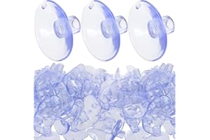 Milisten Small Suction Cups 100Pcs 35Mm Strong Suction Flagpole Holders for Library and Shop Tables