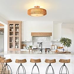 Zswanbei D19.7 Inch Boho Chandelier Lighting Flush