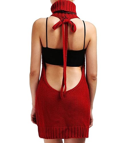 japanese backless sweater dress ANISA Tassel Dress – Celestia main image 0