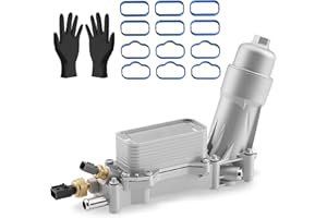 GAOBEN 926-876 926-959 Upgraded ALL Aluminum Engine Oil Filter Housing with Oil Cooler Fit for Chrysler 200 300, Dodge Charger Challenger Journey Caravan Durango Avenger, Wrangler, Ram ProMaster 3.6L