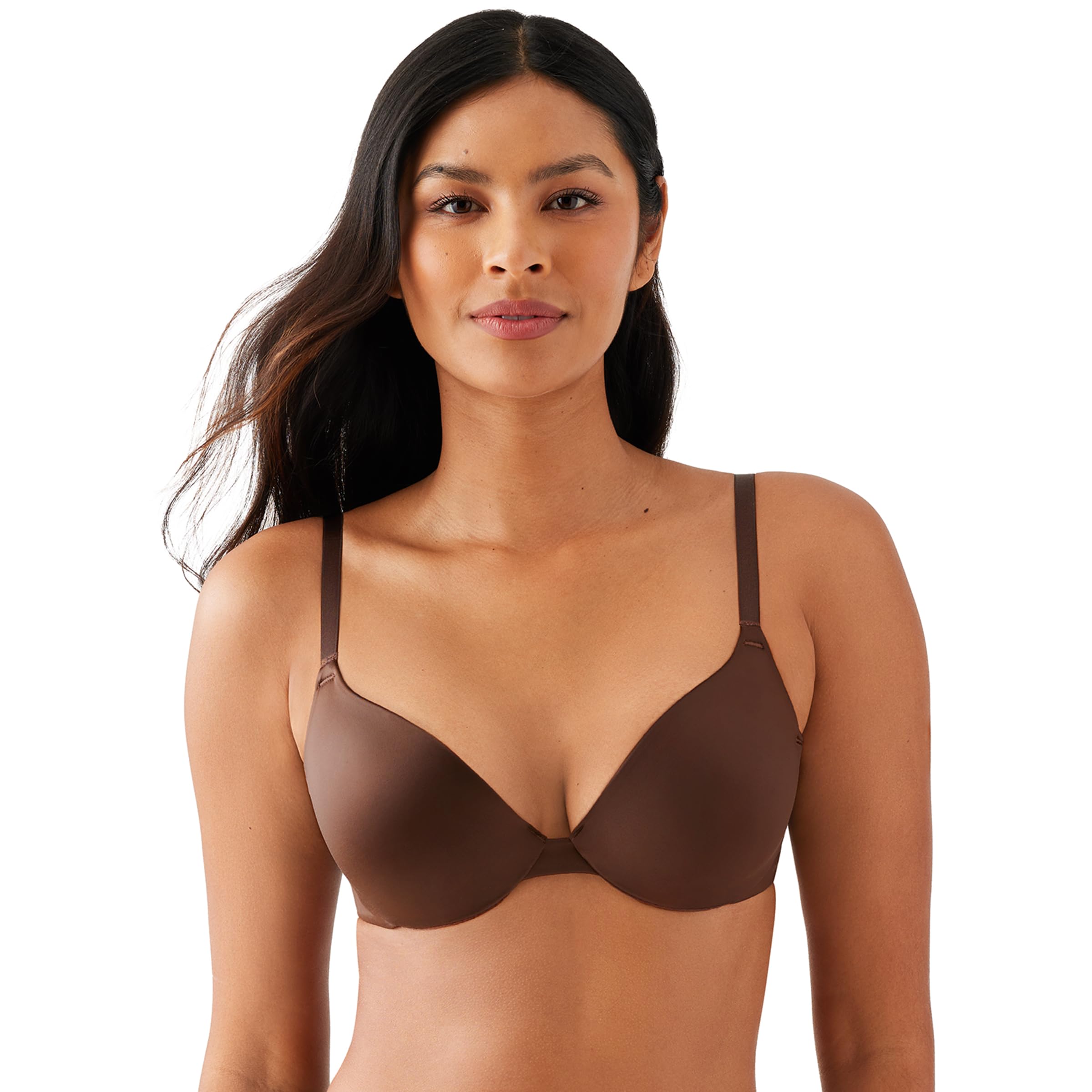 Wacoal Women’s Inner Sheen T-Shirt Bra, Chocolate Martini