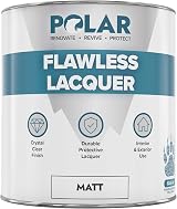 Polar Clear Lacquer Paint 1L Matt Quick Drying Durable Wood Plastic Metal