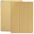 KHOMO iPad 2017 and 2018 9.7 Inch Case - Dual Series - Ultra Slim Hard Cover with Auto Sleep Wake Feature - Gold