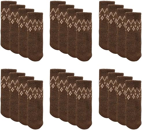 Furniture Socks Outgeek 24 Pack Knitted Furniture Feet Socks