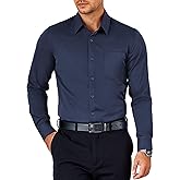 COOFANDY Mens Dress Shirt Long Sleeve Button Down Shirts Business Casual Wrinkle Free Shirts with Pocket