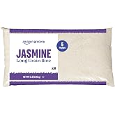 Amazon Grocery, Jasmine Long Grain Rice, 5 Lb