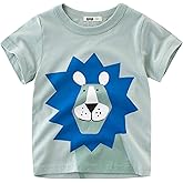 M RACLE Little Boys Toddler Short Sleeve Tee T Shirt(Lion,3T)