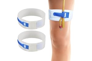 BOJEE Foley Catheter Holder Urinary Legband Holder Catheter Tube Holder Anti Slip Anti Irritation Silicone Grip 2 Pack （20" Long x 2" Wide）