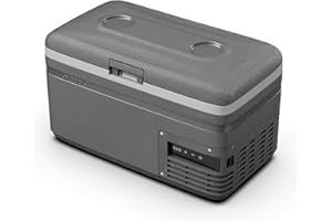 Alpicool MG15 Mini Portable Freezer, 12 Volt Car Refrigerator, 16 Quart Fast Cooling, with 12/24V DC and 100-240V AC for Outdoor, Camping, RV, Truck