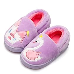 Plush Warm Slippers for Girls Boys Kids Toddlers