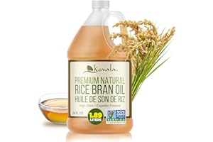 Kevala Rice Bran Oil - Oil with a Mild Scent Great for Cooking ang Baking, Enjoyed as a Body Oil and in Hair Care, Kitchen Pa