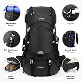 HOMIEE 50L Hiking Backpack Waterproof Large Rucksack for Men Women view 5