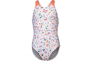 ARENA Girls Performance Confetti Swim Pro Back Athletic One Piece Swimsuit