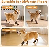PICK FOR LIFE Anti Slip Dog Socks Paws 2 Pairs XL Brown view 9
