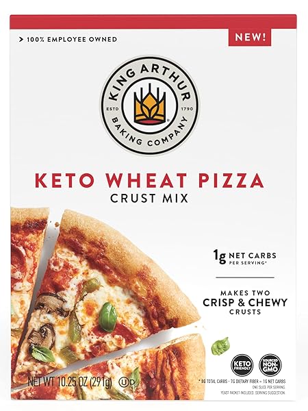 KING ARTHUR KETO PIZZA CRUST MIX: LOW CARB...
