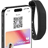 Blinq NFC Digital Business Card - Wristband - Tap to Share (Black)