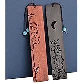 ZQZYMXQ 2Pcs Funny Bookmarks Cat Book Markers, Funny Cat Gifts Cat Lover Gifts for Women (Sleeping Cat)