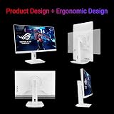 ASUS ROG Strix XG27ACS-W 27 Inch 1440p 180Hz USB Type-C G-Sync view 6