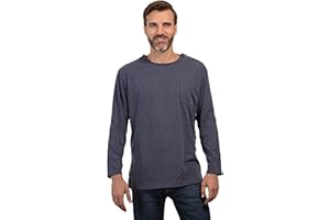 MAI WE CARE MAI Post Shoulder Surgery Shirts for Men - Recovery Long Sleeve Shirt with Easy Snaps on Sides, Chemo Port Access Shirt