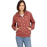Billabong womens Full Zip Oversized Sherpa Lined Hoodie Jacket