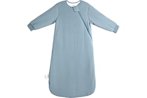 BubblePanda Rayon Made from Bamboo Sleep Sack 18-24 Months 1.5 Tog Long Sleeve Winter Sleep Sack 2t Baby Wearable Blanket with 2-Way Zipper Unisex Sleeping Bag for Babies Toddler