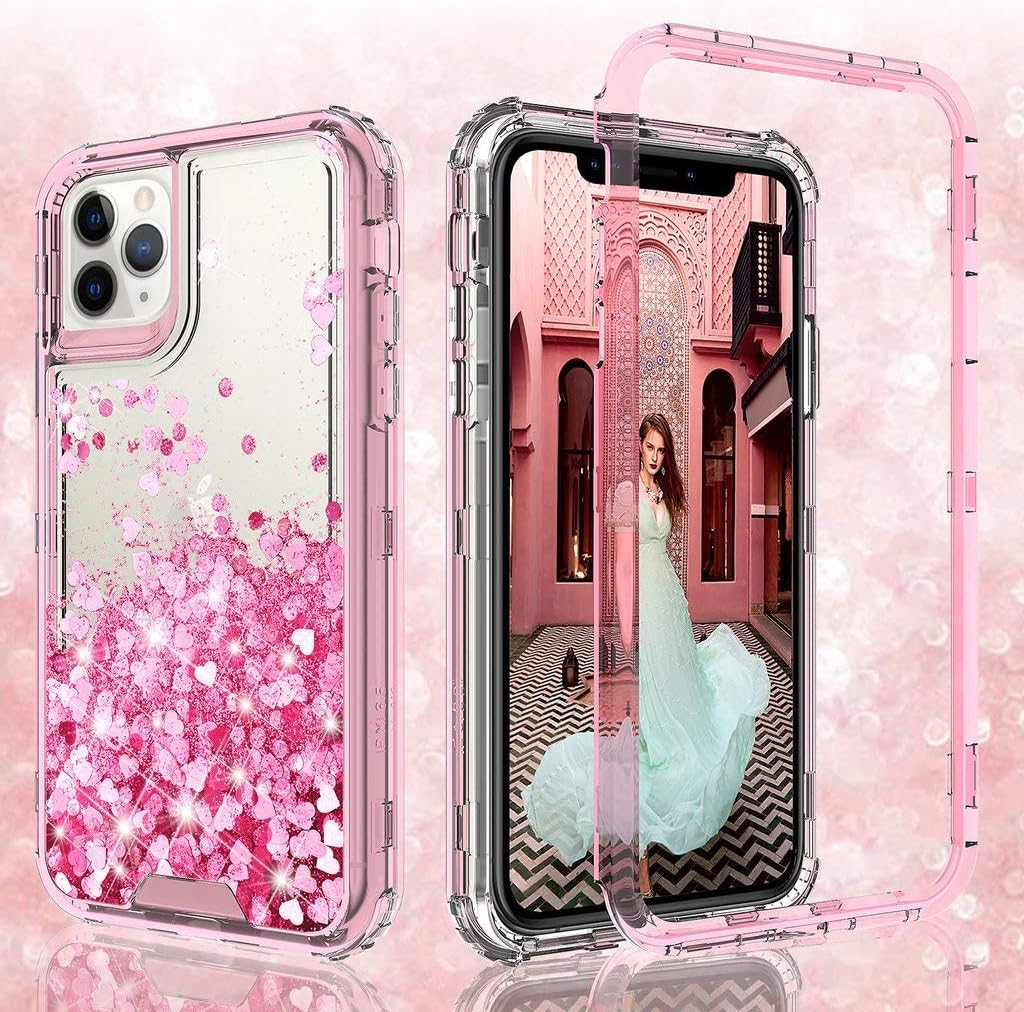 pink clear case iphone 11