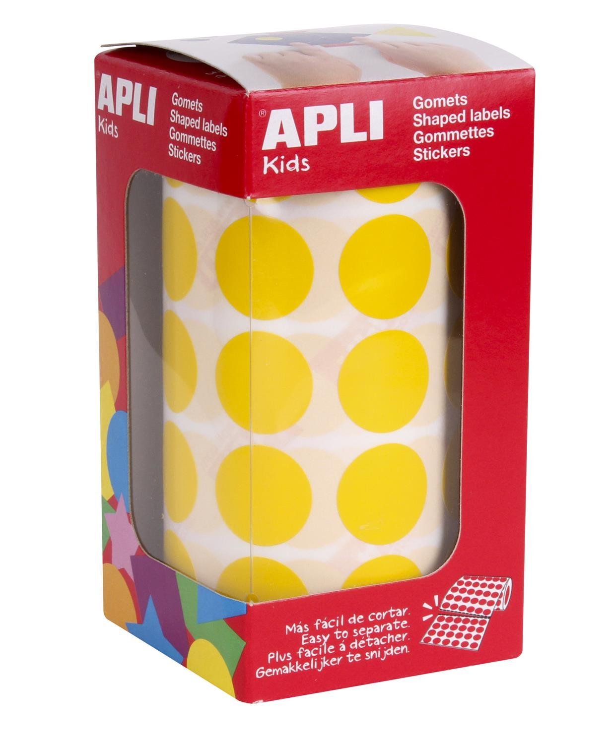 Apli 4859 Kids Creative Sticker ,Yellow Circles โ image 1