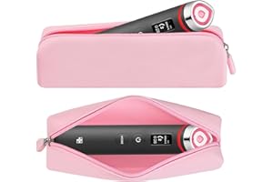 Zimois Storage Bag Compatible for Medicube Age-R Booster Pro and INIA Microcurrent Facial Device,Silicone Waterproof Travel Organizer Bag Suitable for Medicube Age-R Booster Pro,Pink
