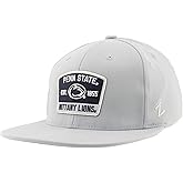 ZHATS Standard NCAA Officially Licensed Fitted Hat M15Z Switchback Light Gray, Grey, Large