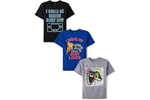 The Children's Place Boys Short Sleeve Graphic T-Shirt 3-Pack