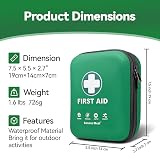 General Medi First Aid Kit 170 Pieces Hard Case Green Travel Home Office view 3