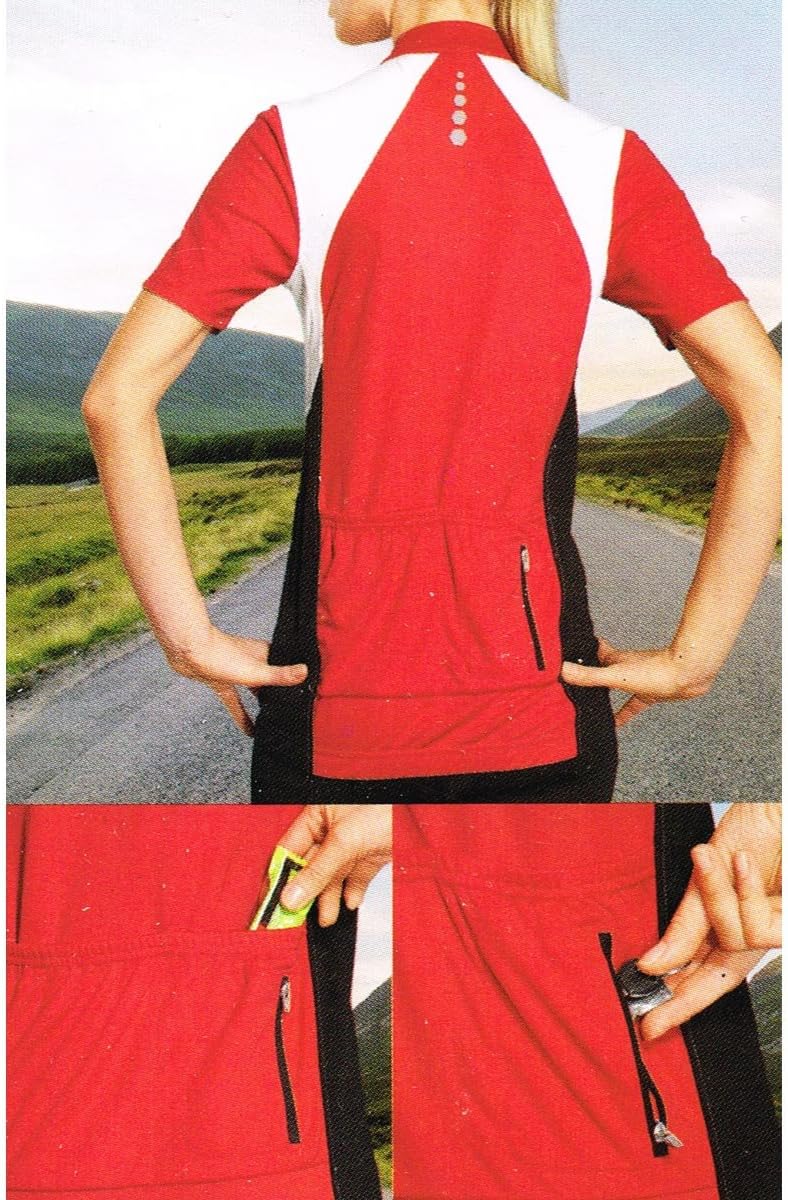 Crivitsports ® Functional Women's Bike Shirt Jersey Silverplus ® -Protection