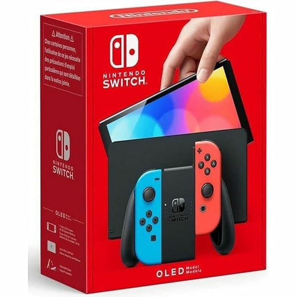 NINTENDO SWITCH – OLED MODEL W/ NEON RED...
