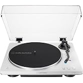 Audio-Technica AT-LP70XBT Wireless Turntable (White/Silver)