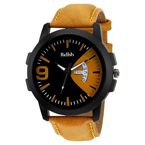 Analogue Black Dial Mens & Boys Watch - RE-BT939DD