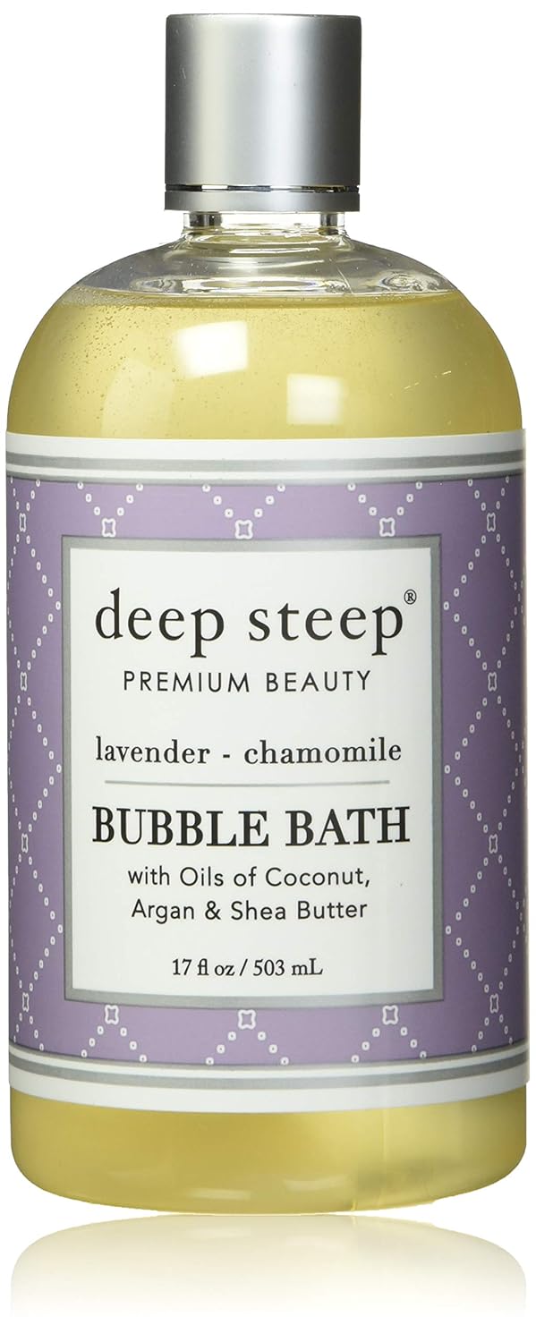 Deep Steep Bubble Bath, Lavender Chamomile, 17 Ounces