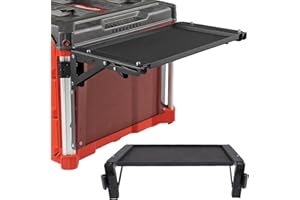 Depisuta Packout Toolbox Compatible with Packout Toolbox, Foldable Work Table Tool Tray for Side Storage of Your Packout Syst