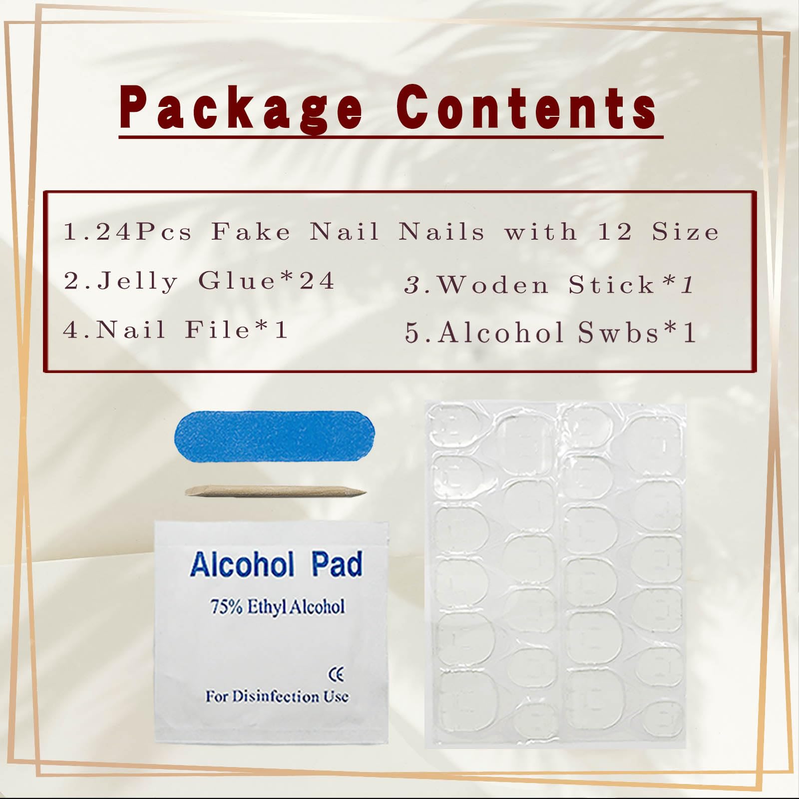 St. Patrick's Day Press On Nails Coffin Fake Nails Clover French Gradient Stick On Nails Acrylic Press On Nails Holiday Press On Nails Press On Nails For Women 24pcs - Image 5