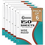 Rosmonde Loose Leaf Paper, 900 Sheets, 6 Pack, Wide