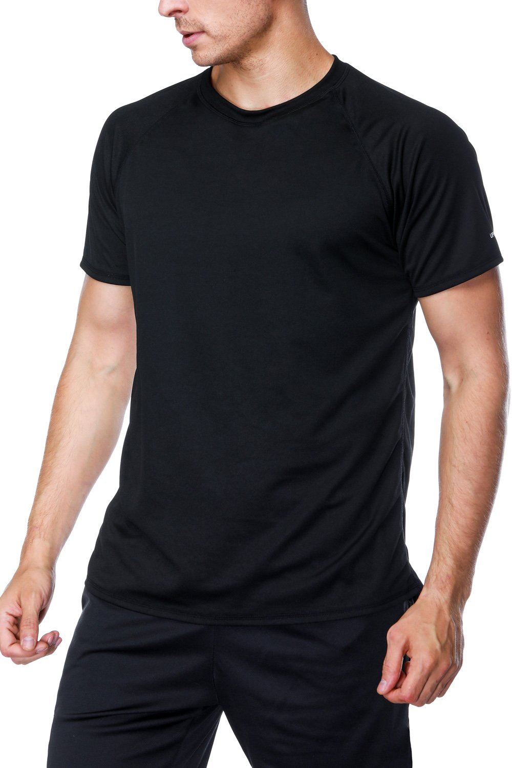 V FOR CITY Mens Swim Shirt QuickDry Water Shirts Sun Protection Swimming Tee Rash Guard BSA Soar