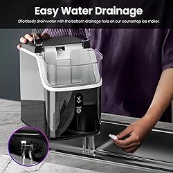 Nugget Ice Maker Countertop, 35Lbs/Day Portable